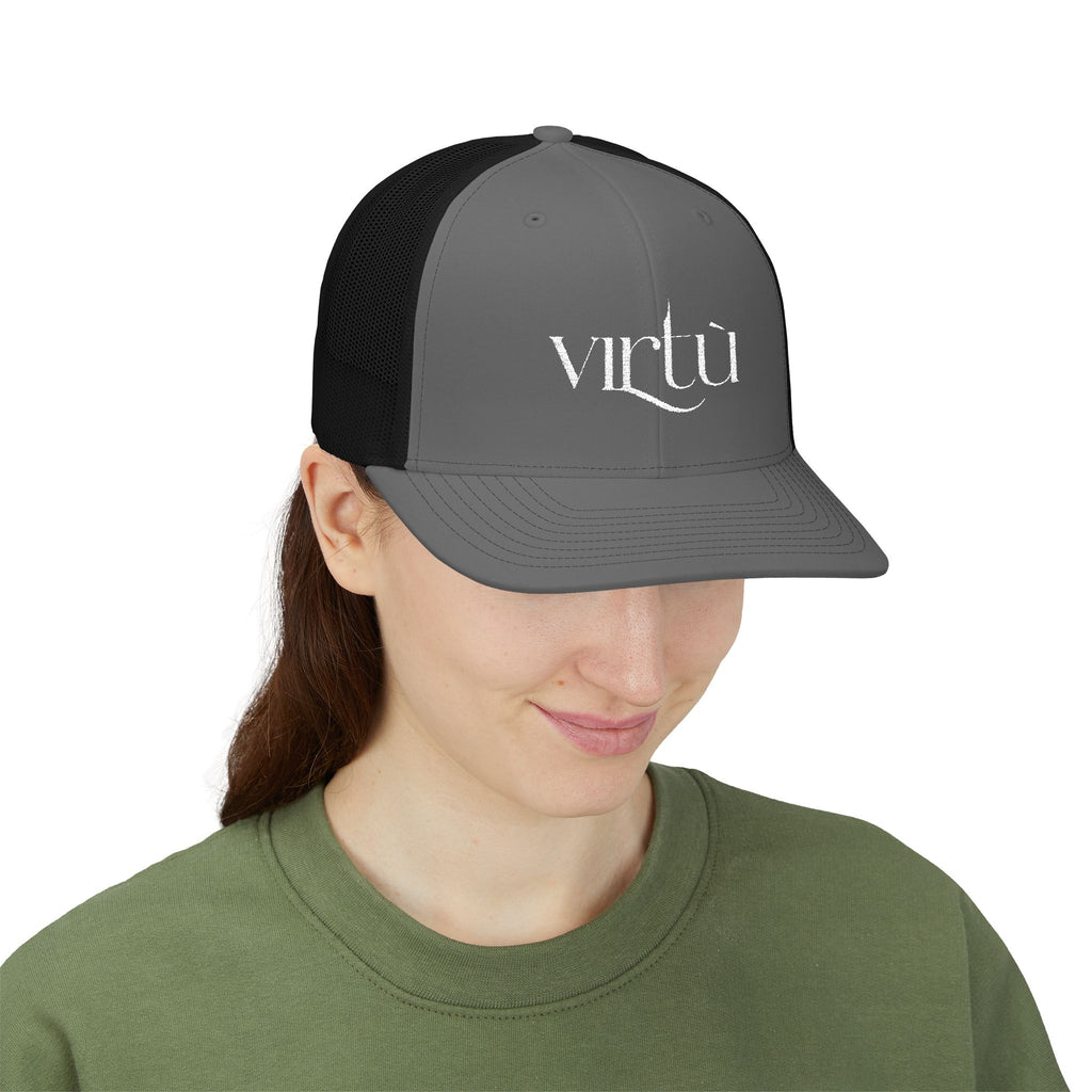 Virtu Embroidered Trucker Cap