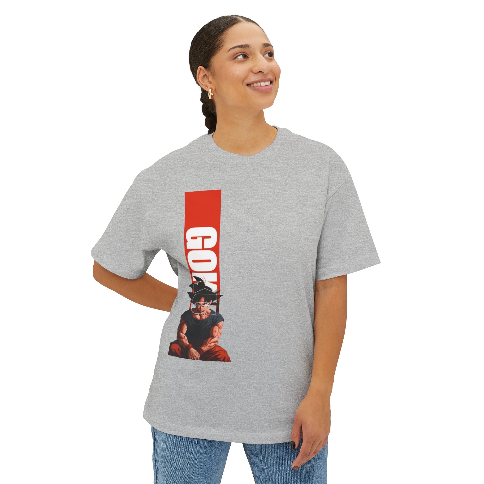 Goku Vertical Graphic Tee — Anime Dragon Ball Z Shirt