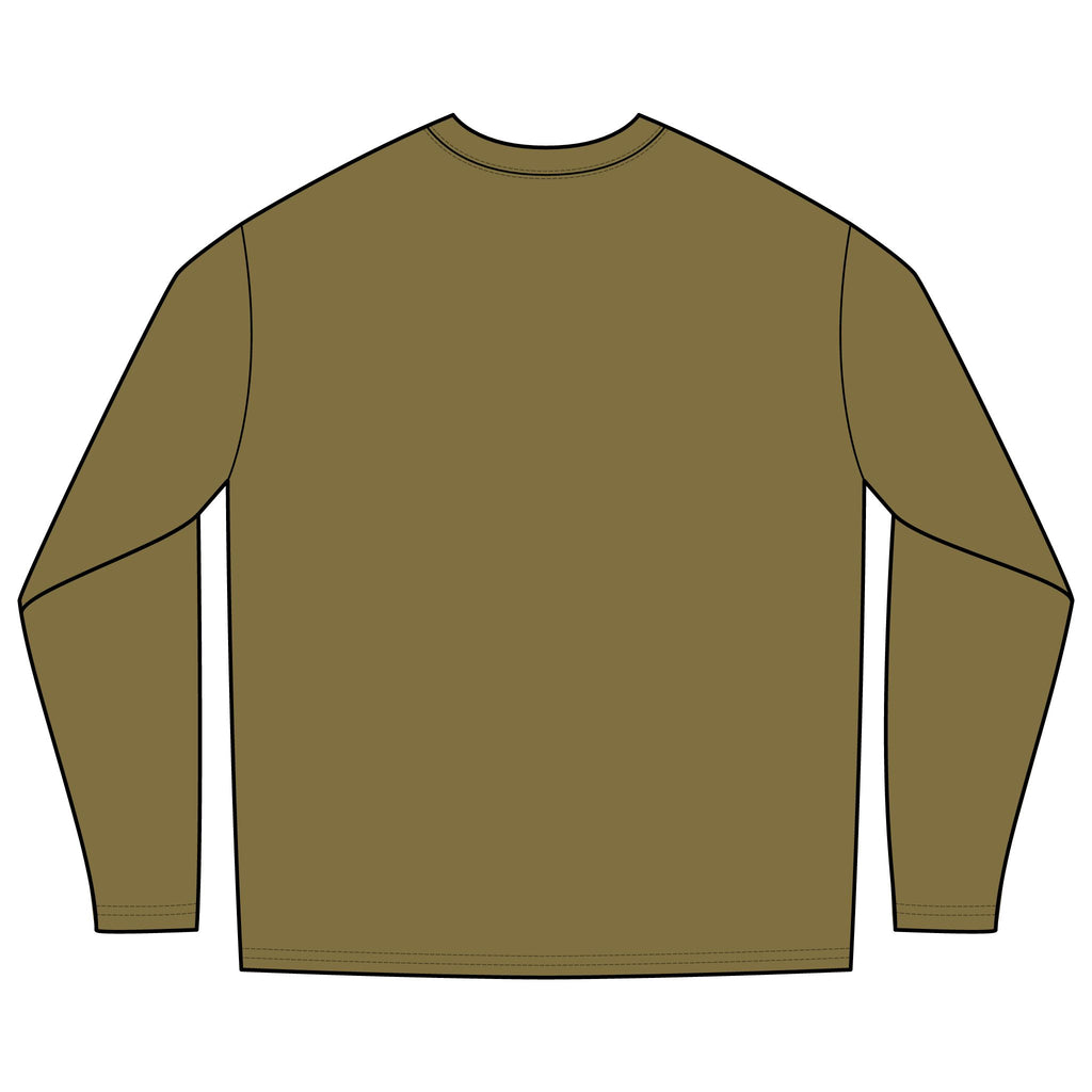 Long Sleeve Pocket Tee — Classic Cotton Crewneck Top