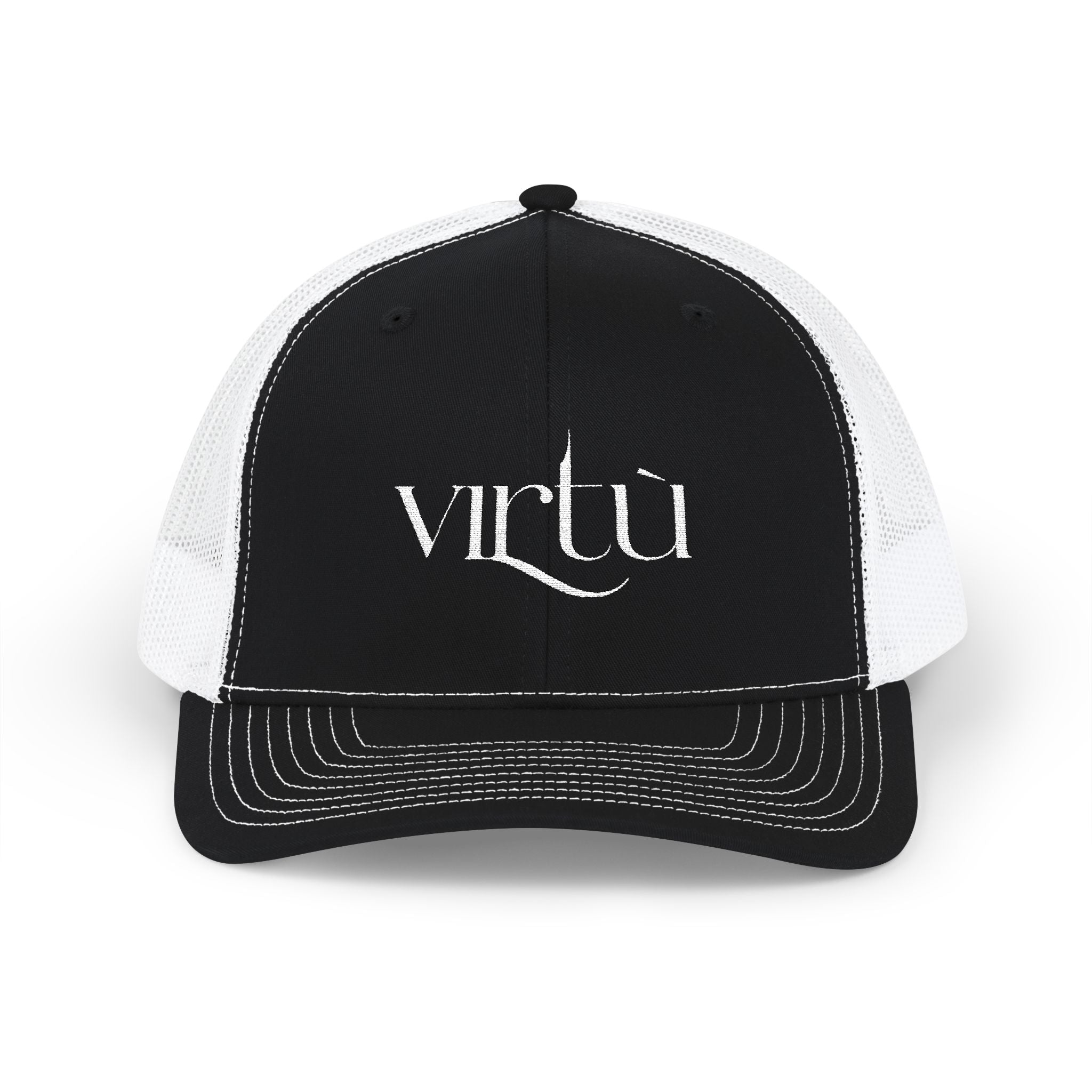 Virtu Embroidered Trucker Cap