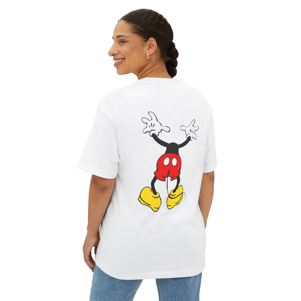 Mickey Mouse Ripped Graphic Tee — Retro Disney Cartoon Shirt