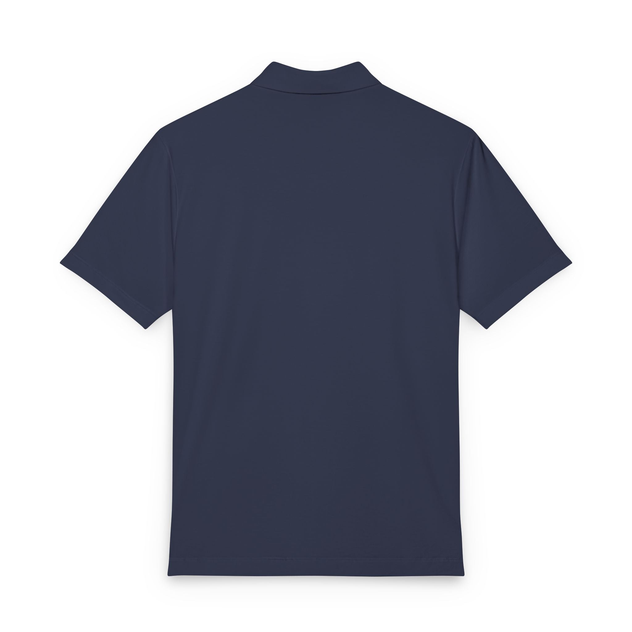 Men's Coral Polo Shirt with 'virtù' Left-Chest Logo