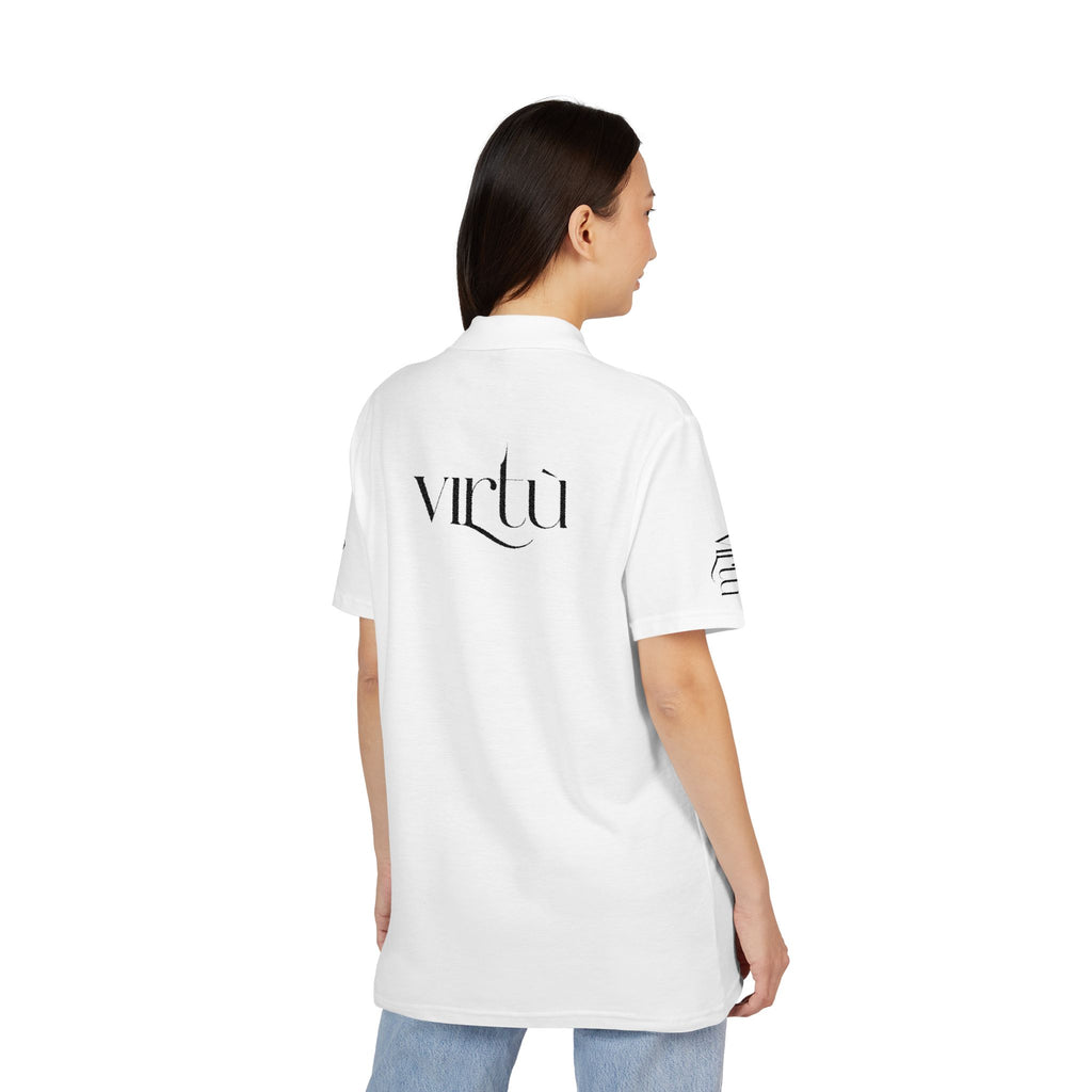 Embroidered Heart & Virtù Polo