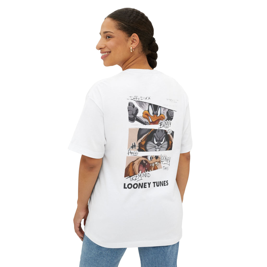 Looney Tunes Collage Tee — Vintage Cartoon Graphic T-Shirt