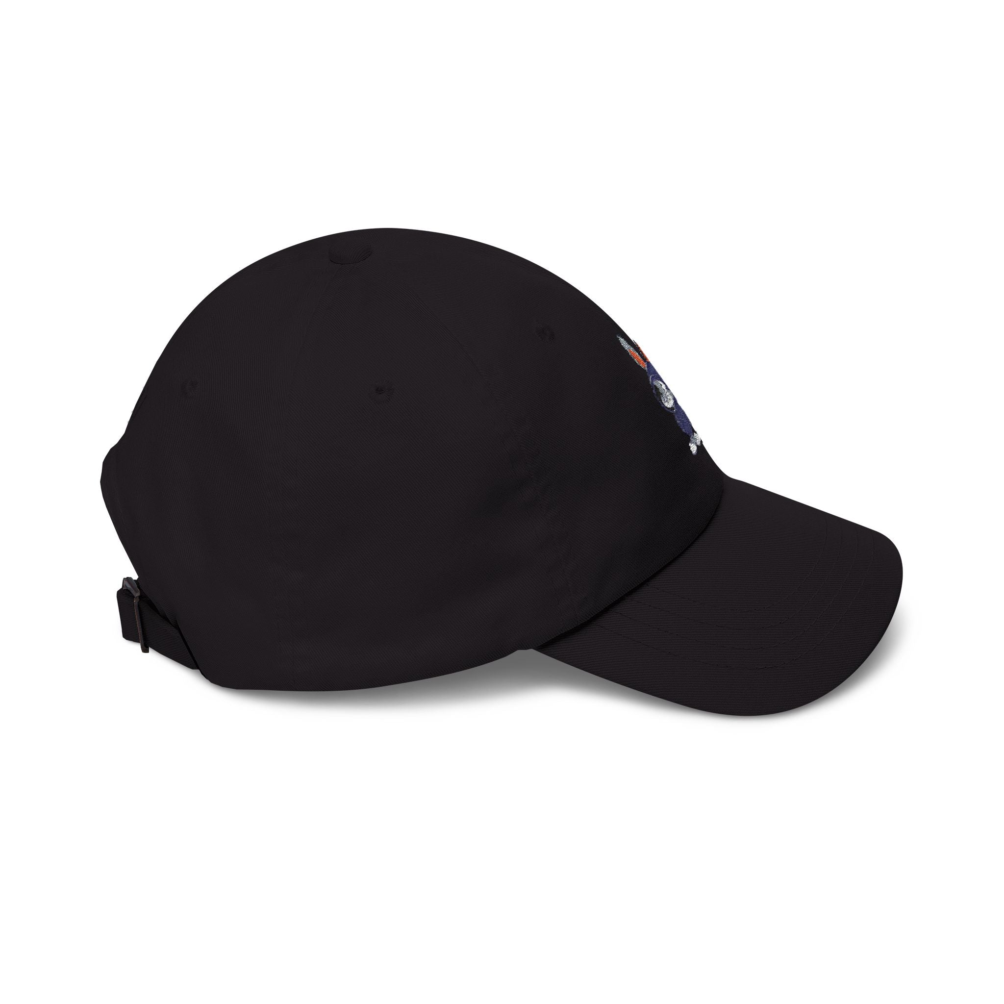 Embroidered Bunny Dad Cap — Cute Cartoon Rabbit Cap with 'virtù' Back Logo