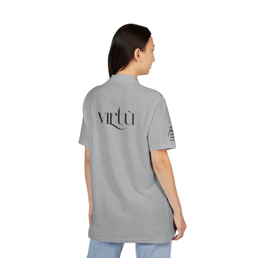 Embroidered Heart & Virtù Polo