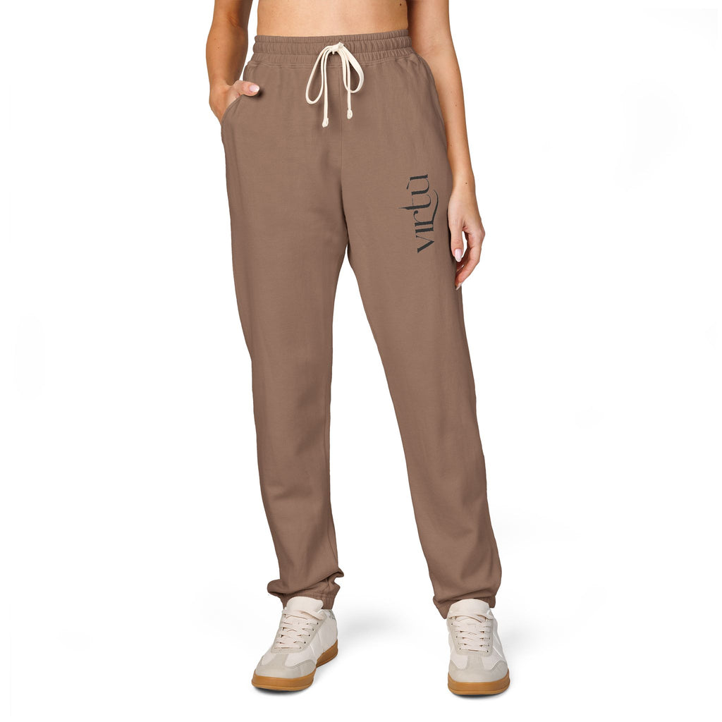 Embrace Sweatpants — Vintage Script Side Logo Fleece Joggers