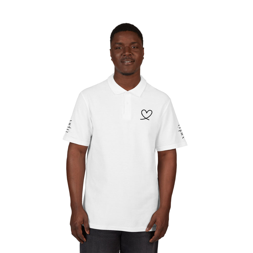 Embroidered Heart & Virtù Polo