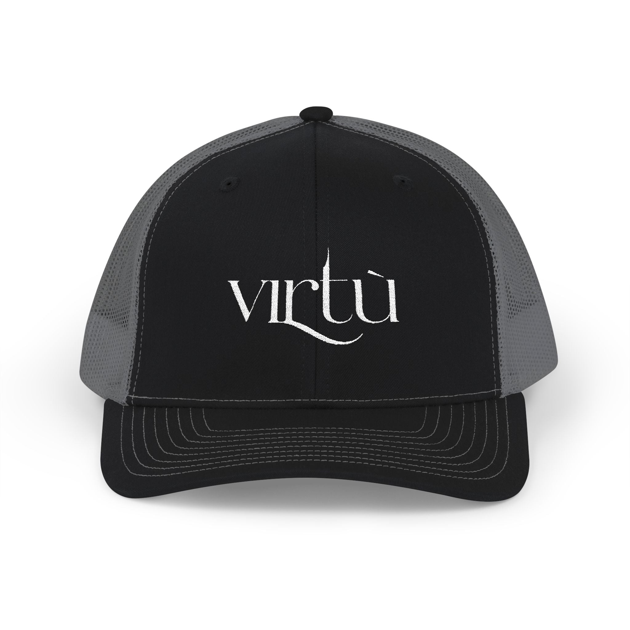 Virtu Embroidered Trucker Cap