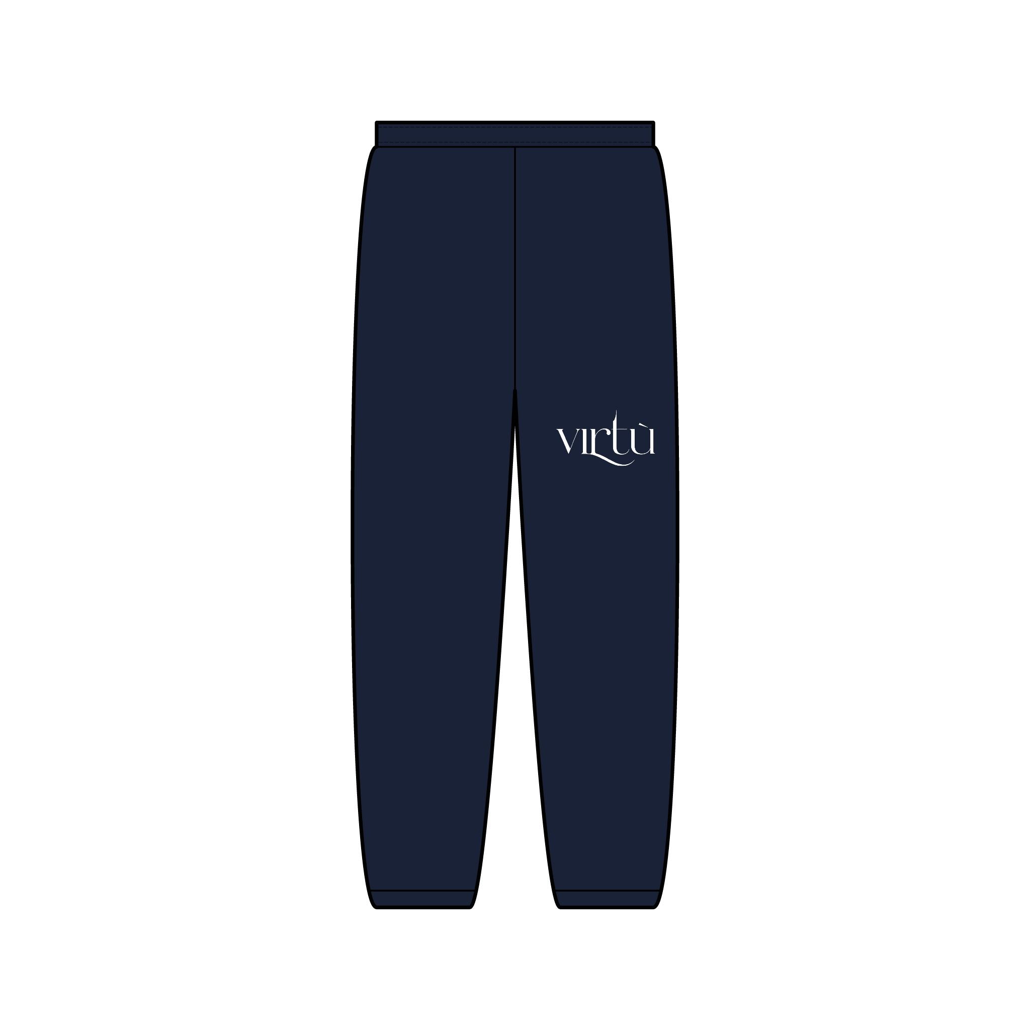 Minimalist 'victor' Logo Sweatpants — Slim Jogger Lounge Pants