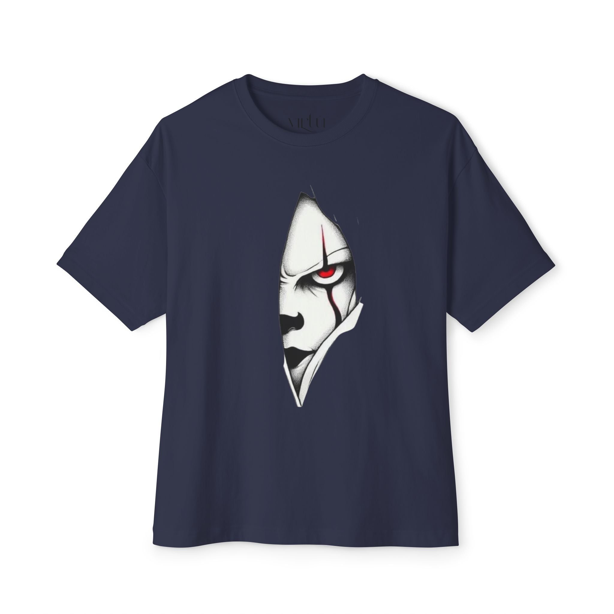 Horror Claw Peek T-Shirt — Red-Eyed Monster Chest Rip Graphic Tee