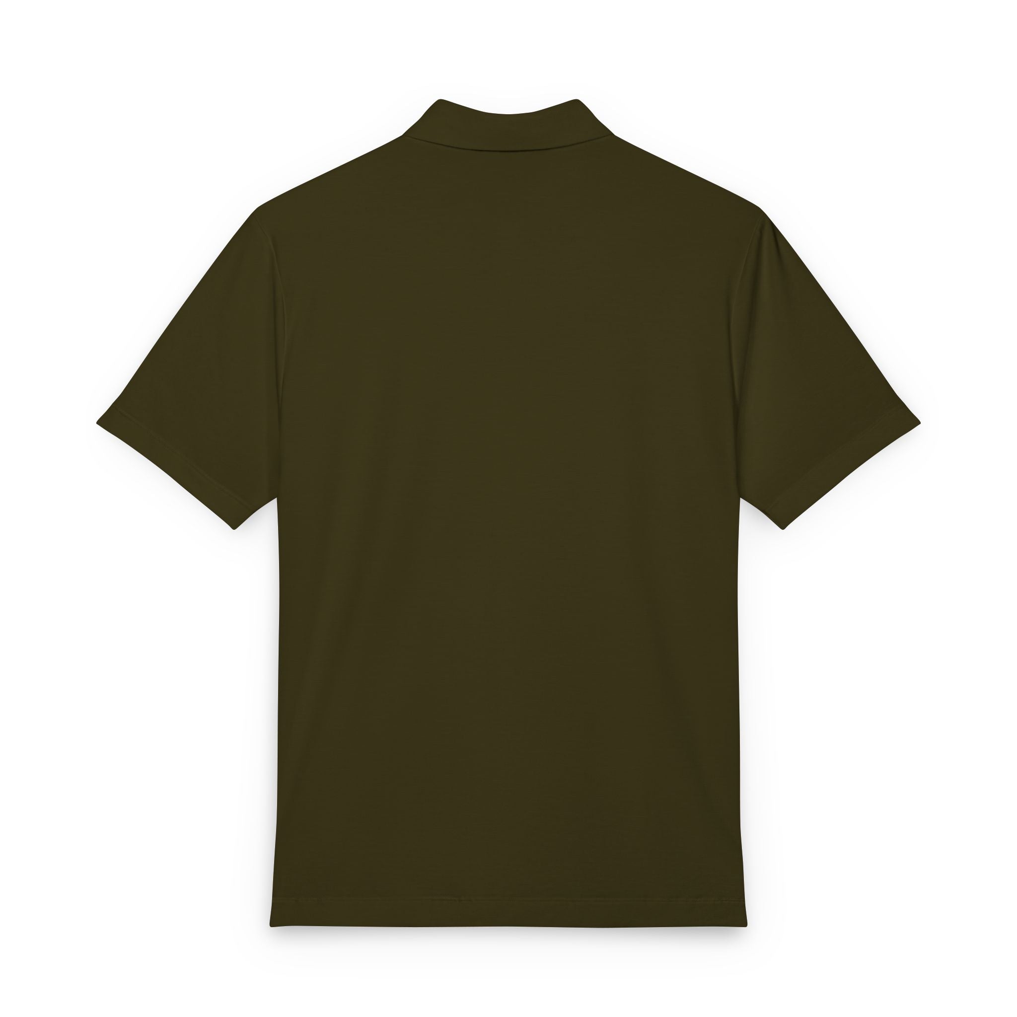 Men's Coral Polo Shirt with 'virtù' Left-Chest Logo