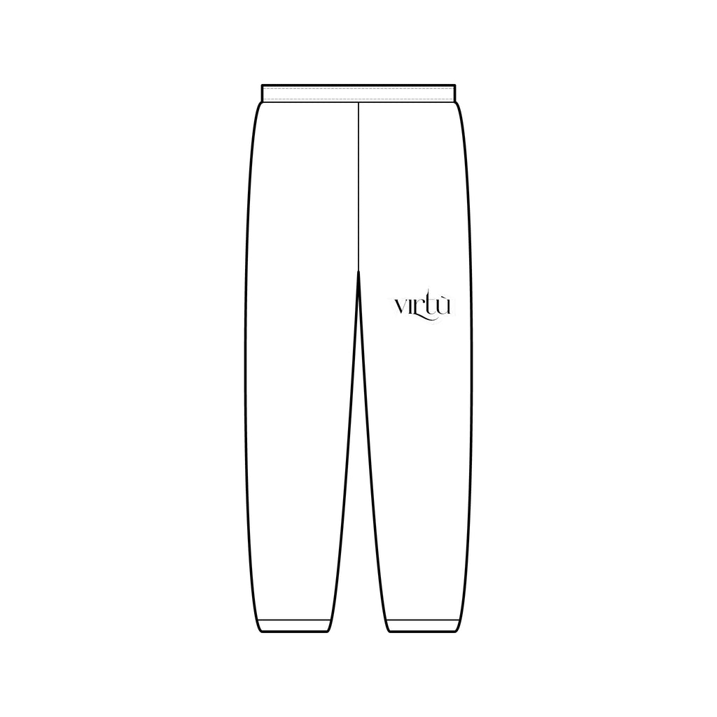 Minimalist 'victor' Logo Sweatpants — Slim Jogger Lounge Pants