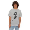 Boxy Tee — Minimalist Abstract Face Graphic T‑Shirt