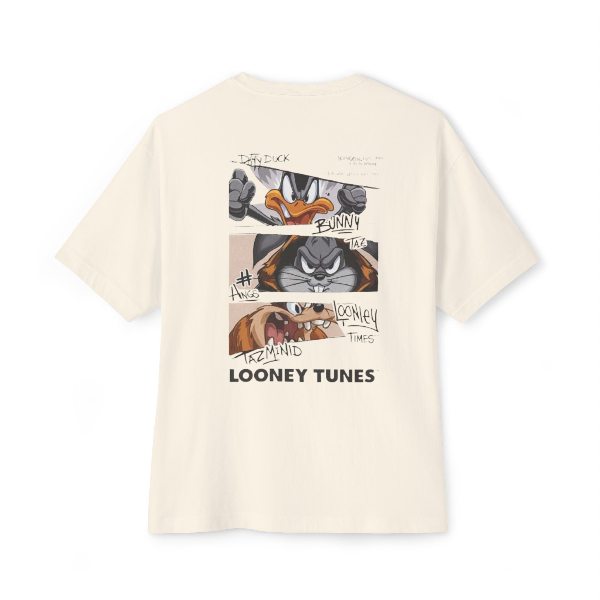 Looney Tunes Collage Tee — Vintage Cartoon Graphic T-Shirt