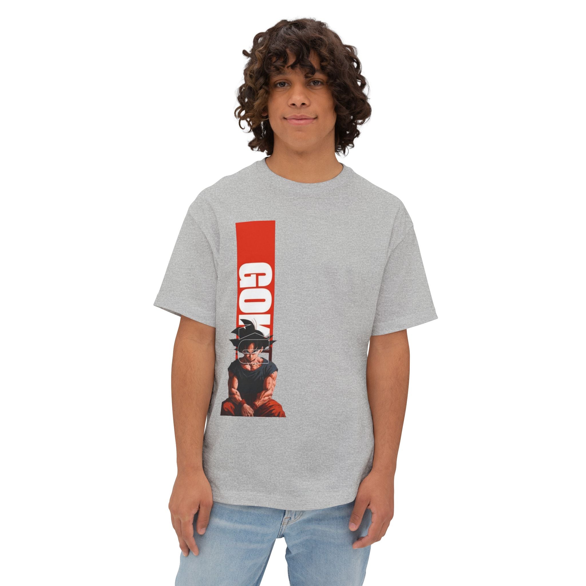 Goku Vertical Graphic Tee — Anime Dragon Ball Z Shirt