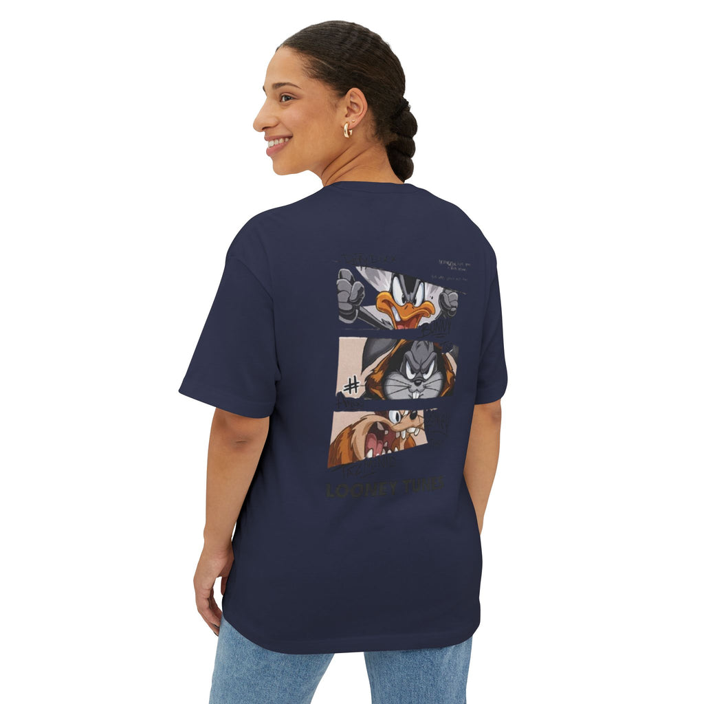 Looney Tunes Collage Tee — Vintage Cartoon Graphic T-Shirt