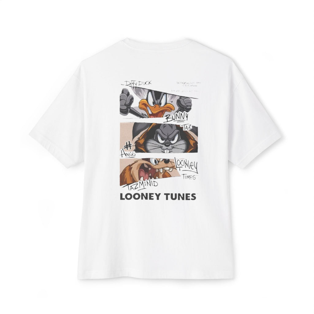 Looney Tunes Collage Tee — Vintage Cartoon Graphic T-Shirt