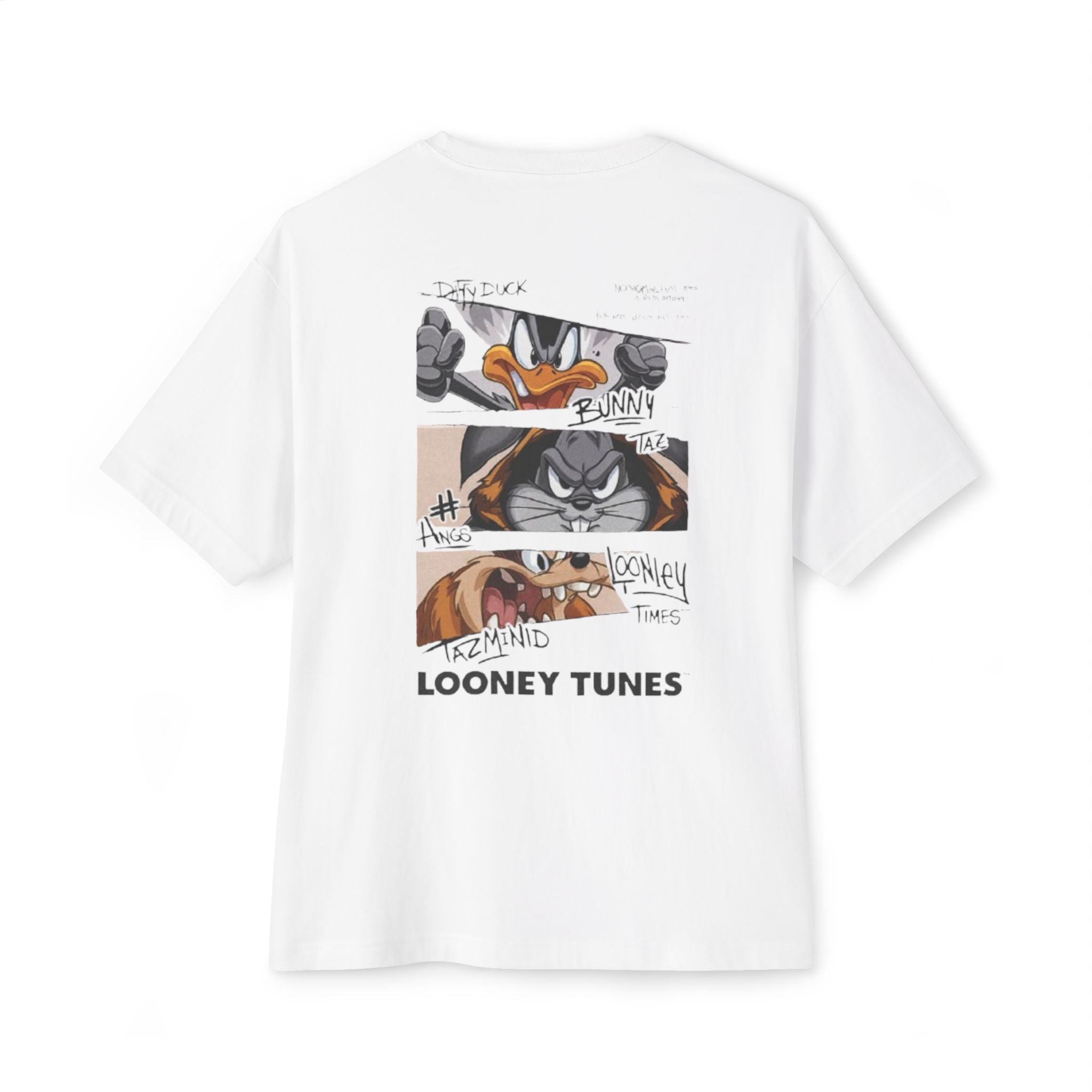 Looney Tunes Collage Tee — Vintage Cartoon Graphic T-Shirt