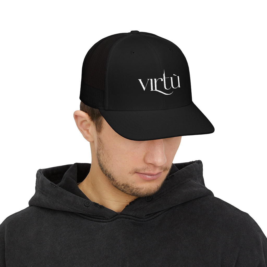 Virtu Embroidered Trucker Cap