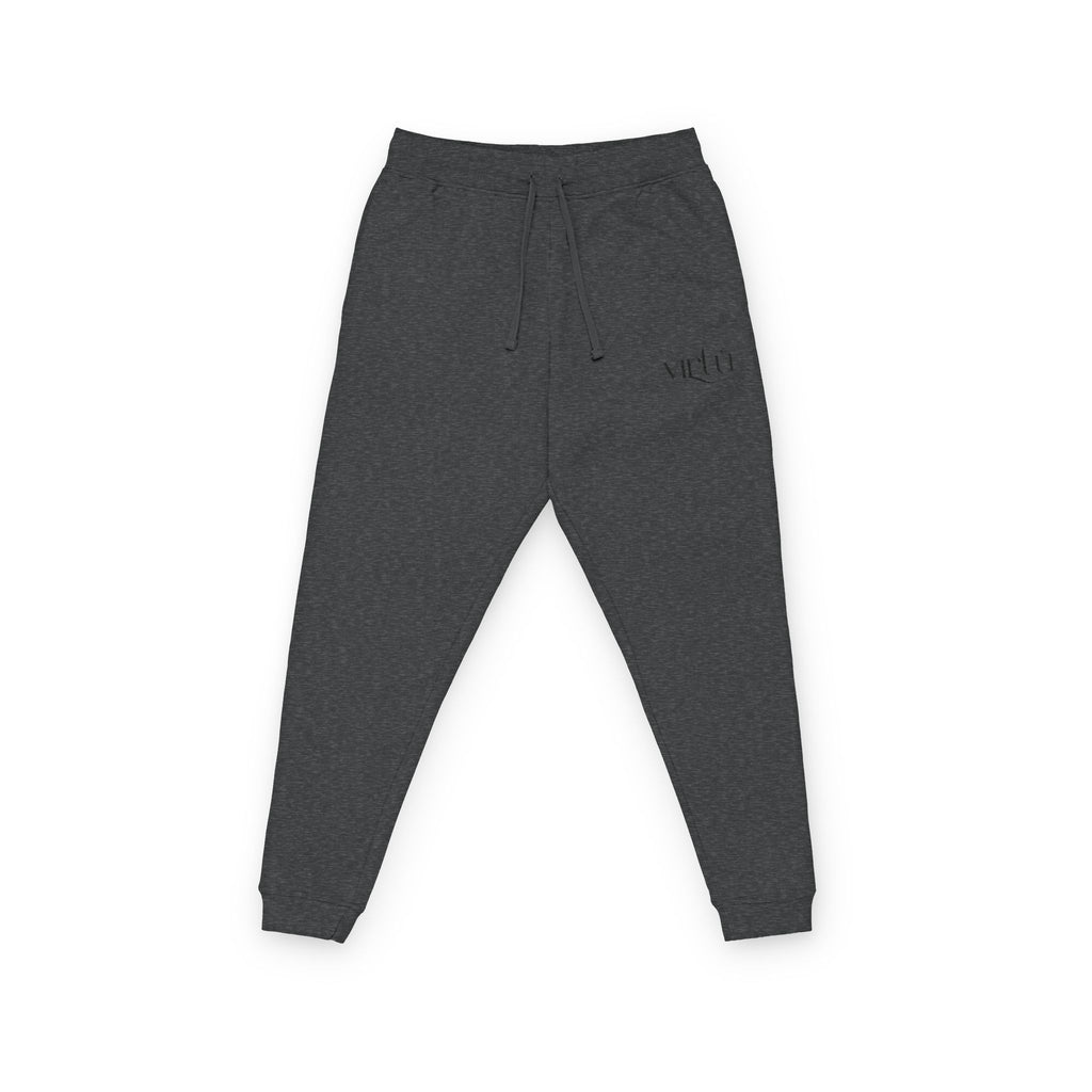 V.I.T. Embroidered Fleece Joggers — Comfortable Casual Sweatpants