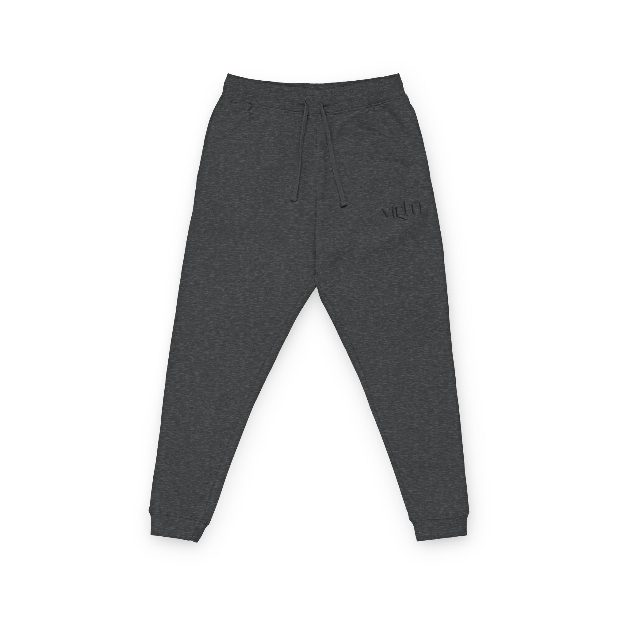 V.I.T. Embroidered Fleece Joggers — Comfortable Casual Sweatpants