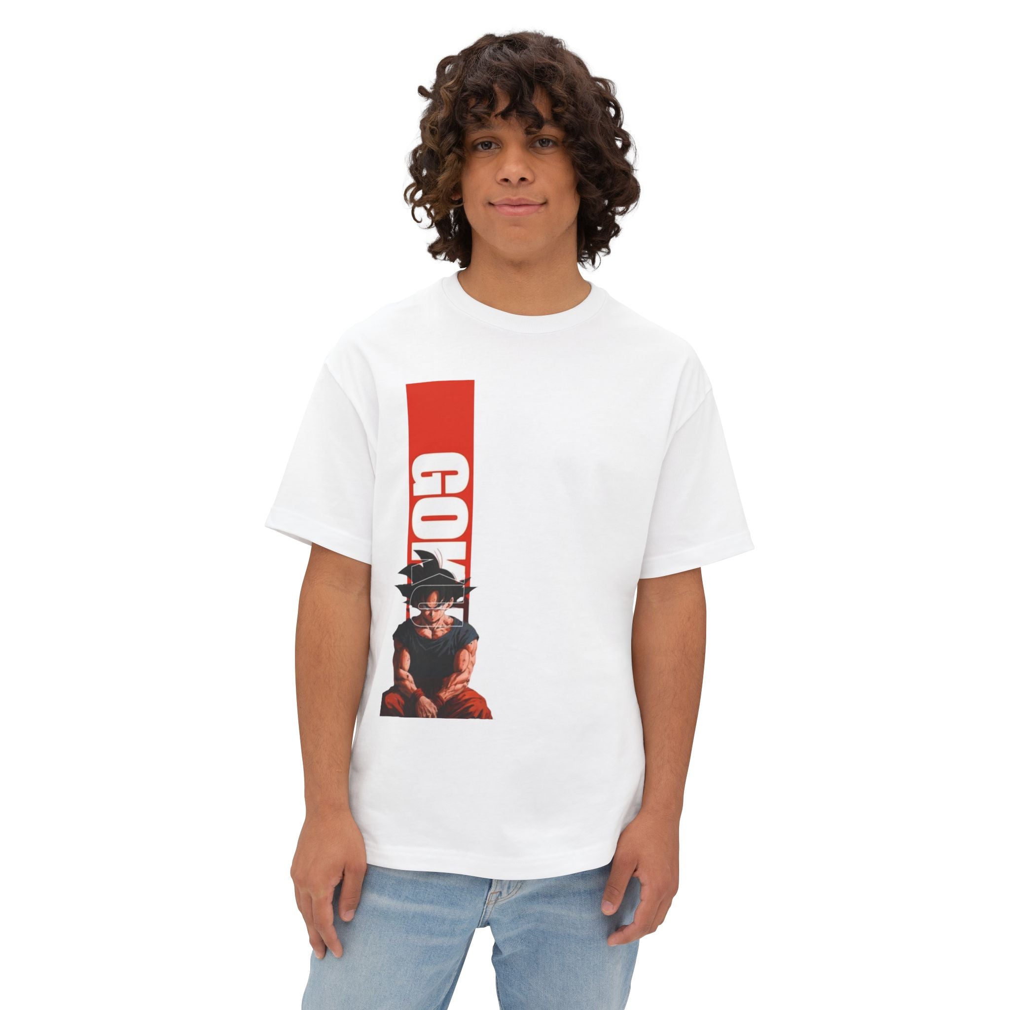 Goku Vertical Graphic Tee — Anime Dragon Ball Z Shirt