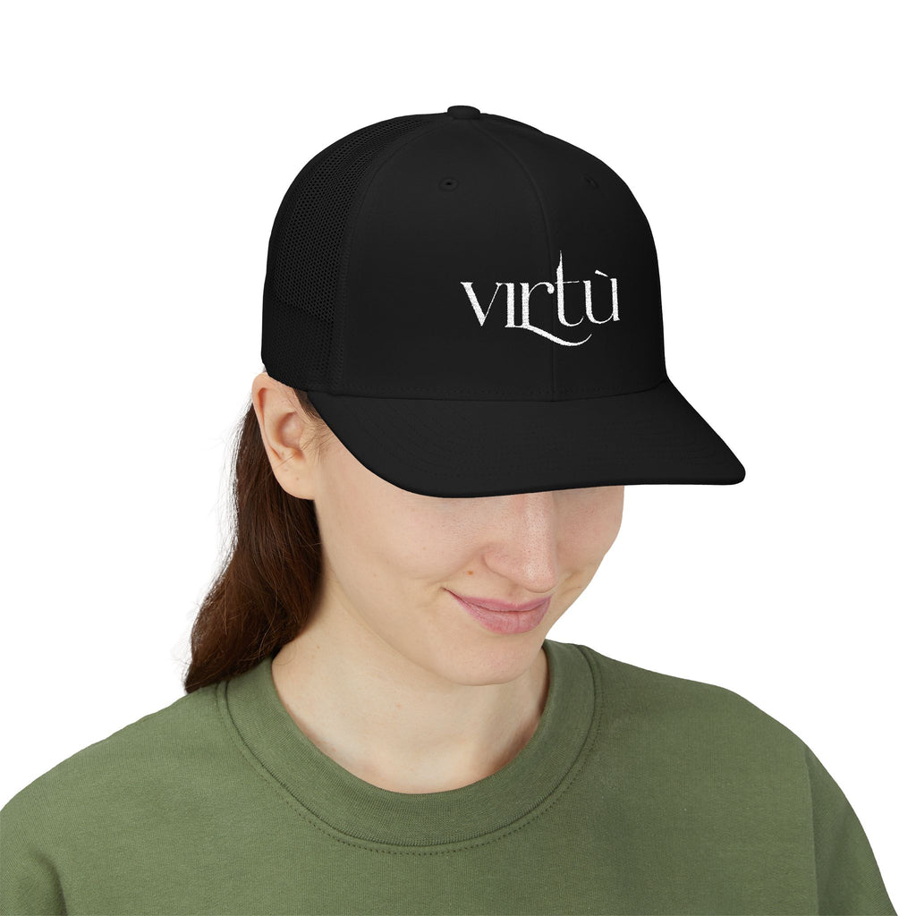 Virtu Embroidered Trucker Cap