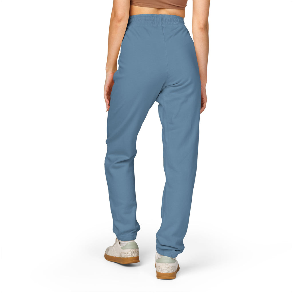 Washed Charcoal 'Wild' Fleece Sweatpants — Garment-Dyed Joggers