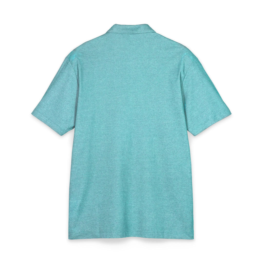 Vetu Distressed Logo Polo Shirt — Classic Men's Short-Sleeve Knit
