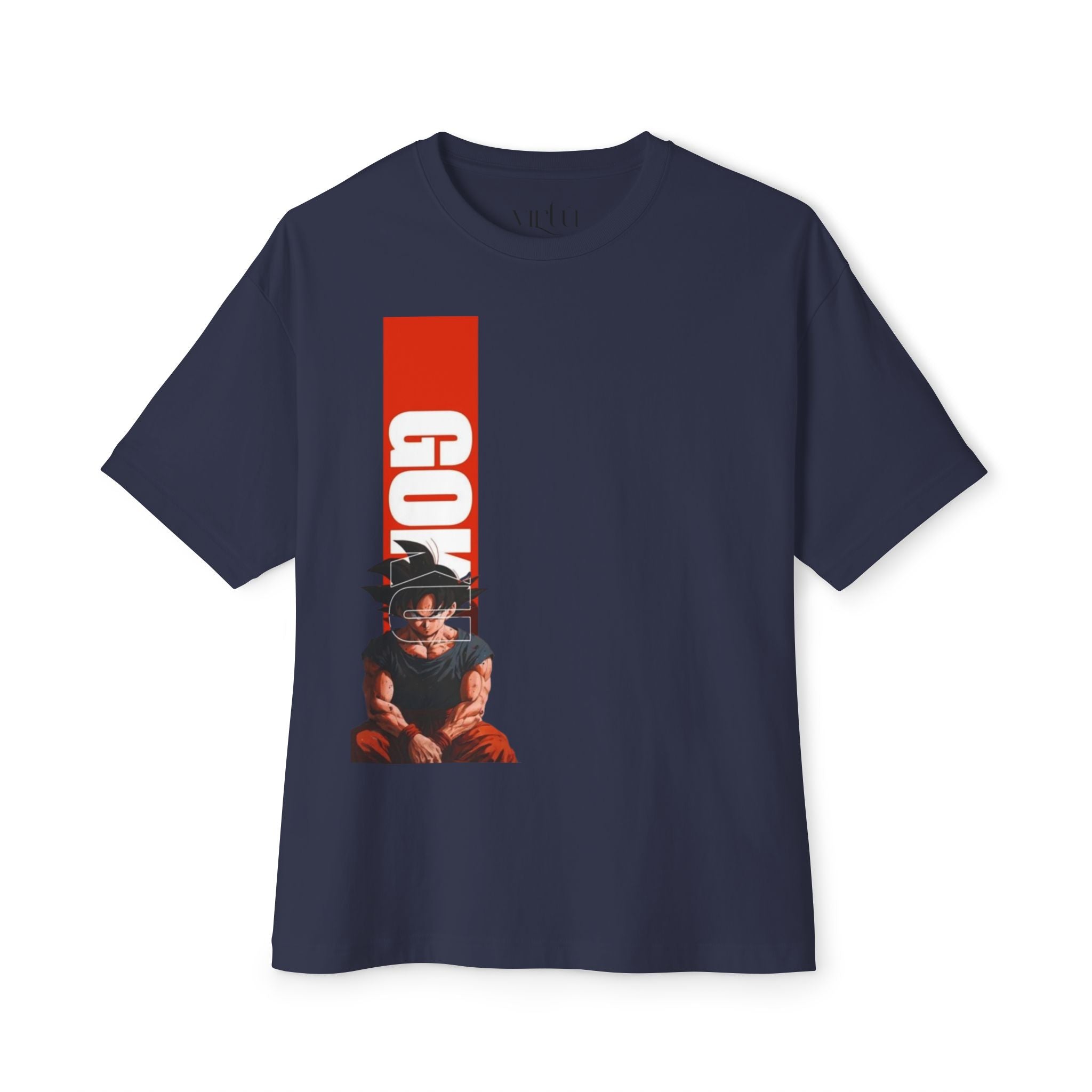 Goku Vertical Graphic Tee — Anime Dragon Ball Z Shirt