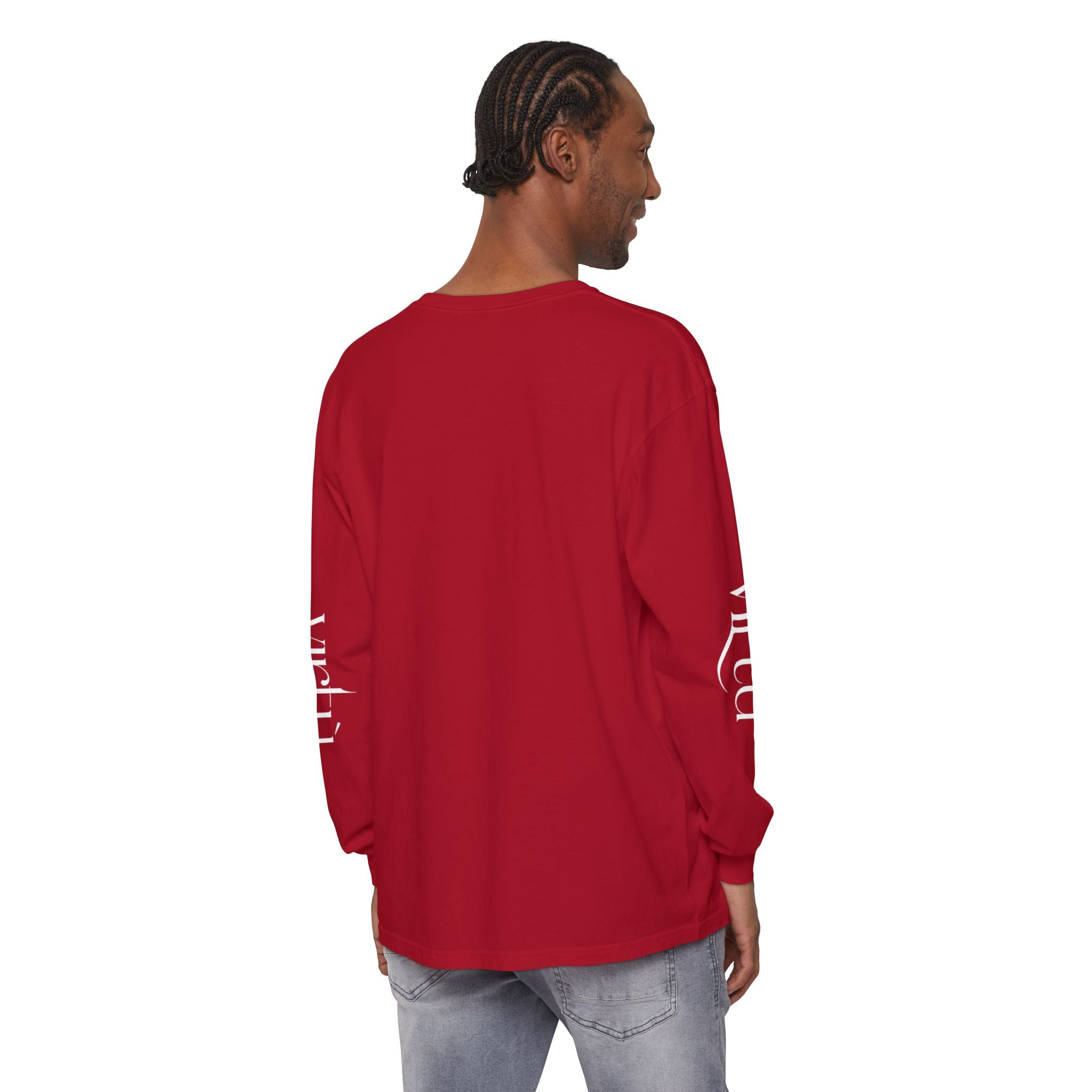 Straw Hat Pirate Graphic Long Sleeve Tee — Anime Skull & Straw Hat Design