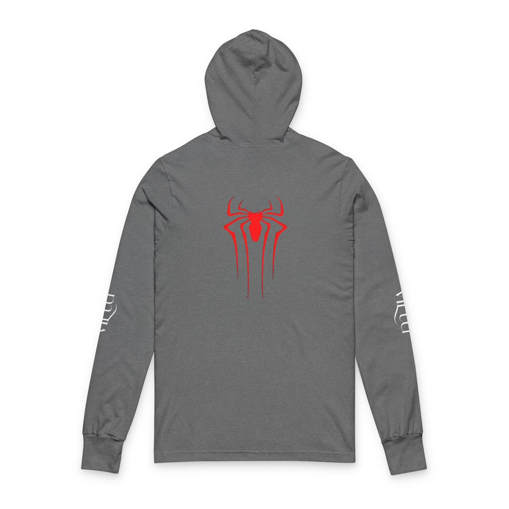 Spider Logo Hooded Long Sleeve Tee