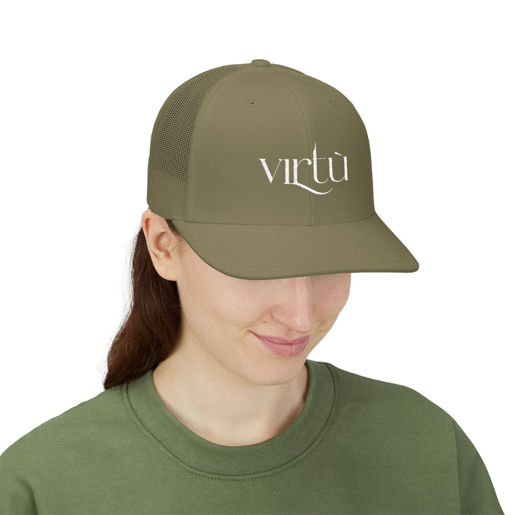 Virtu Embroidered Trucker Cap