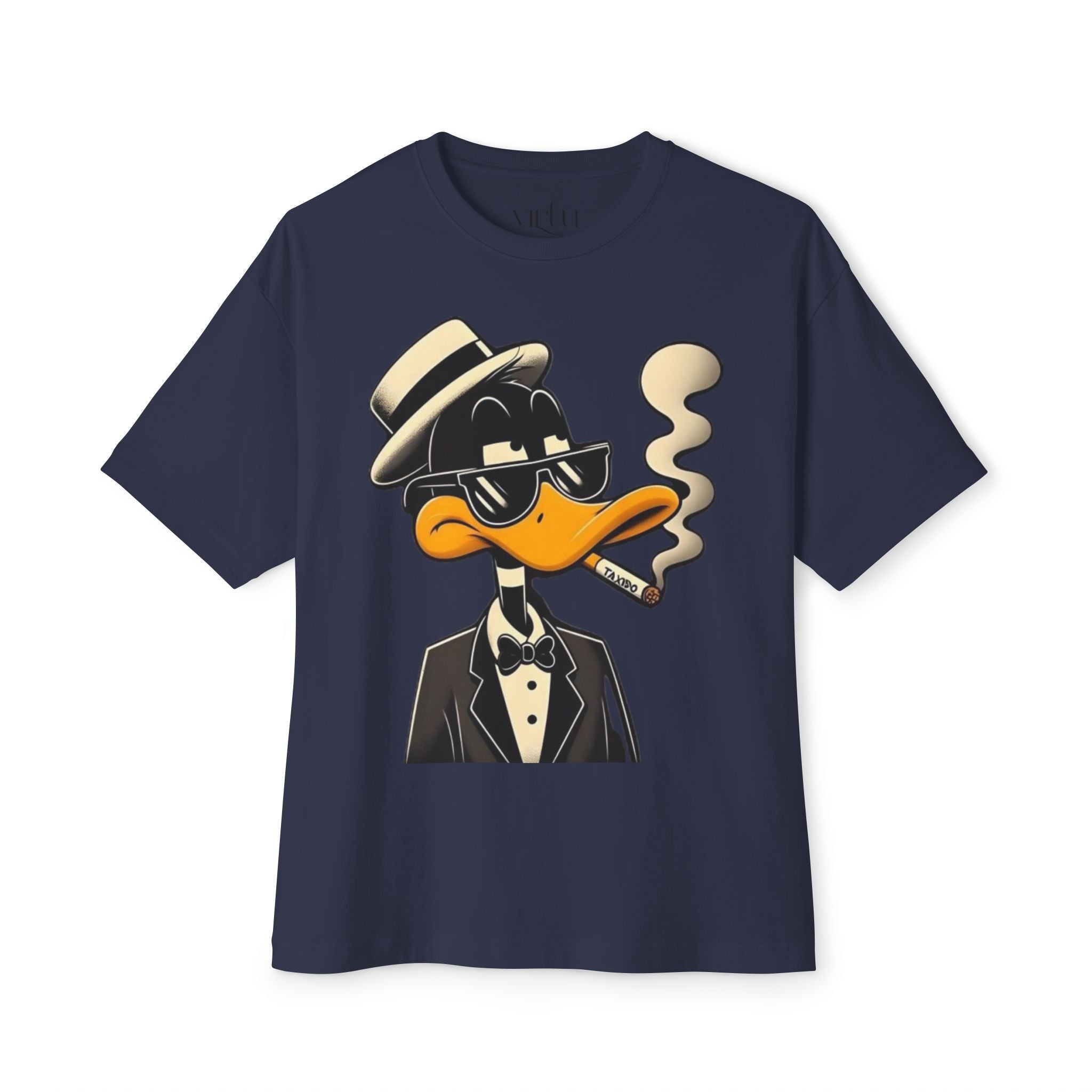 Dapper Duck Graphic Tee — Vintage Cartoon Duck in Suit & Cigar