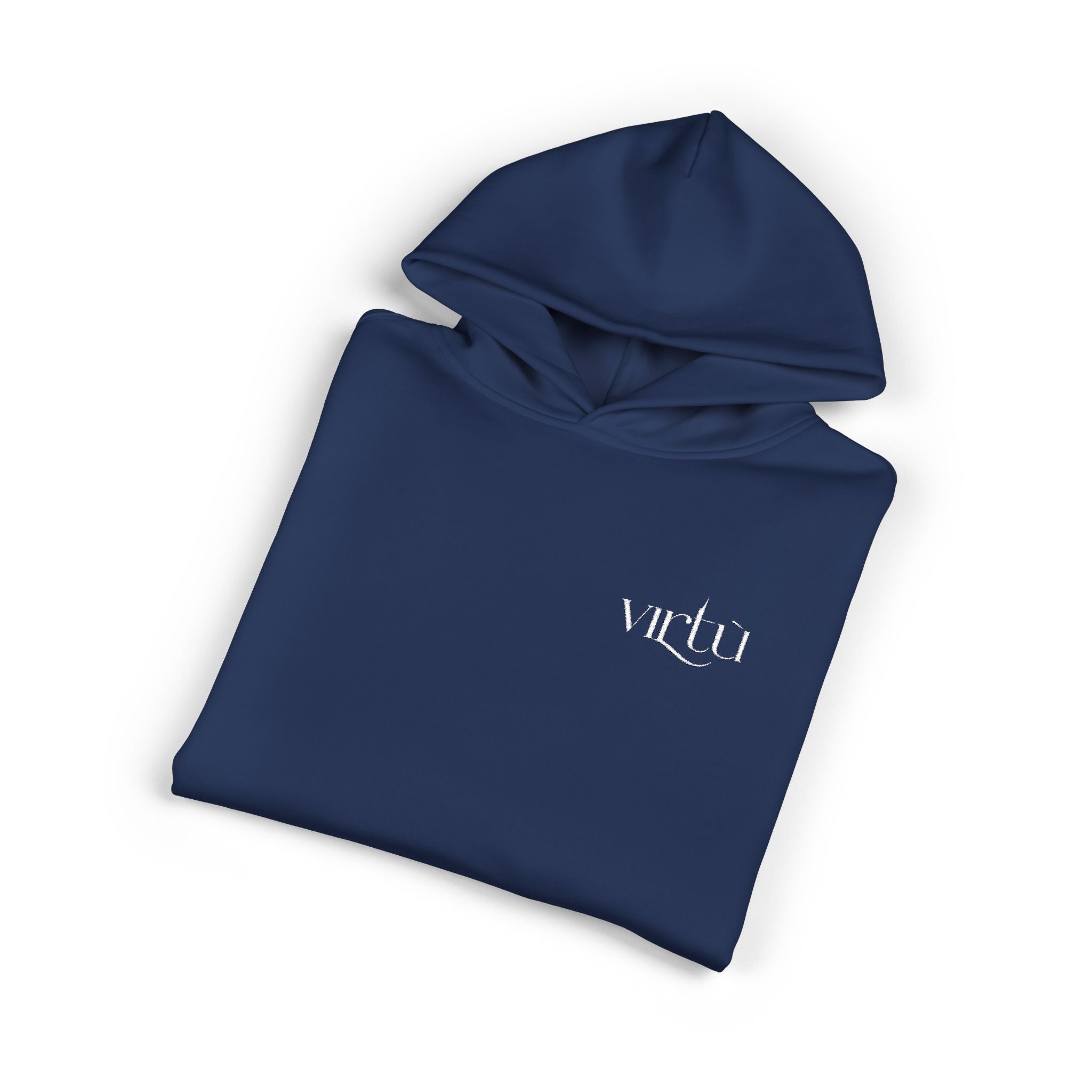Minimal 'vldn' Black Relaxed Hoodie — Casual Streetwear Pullover