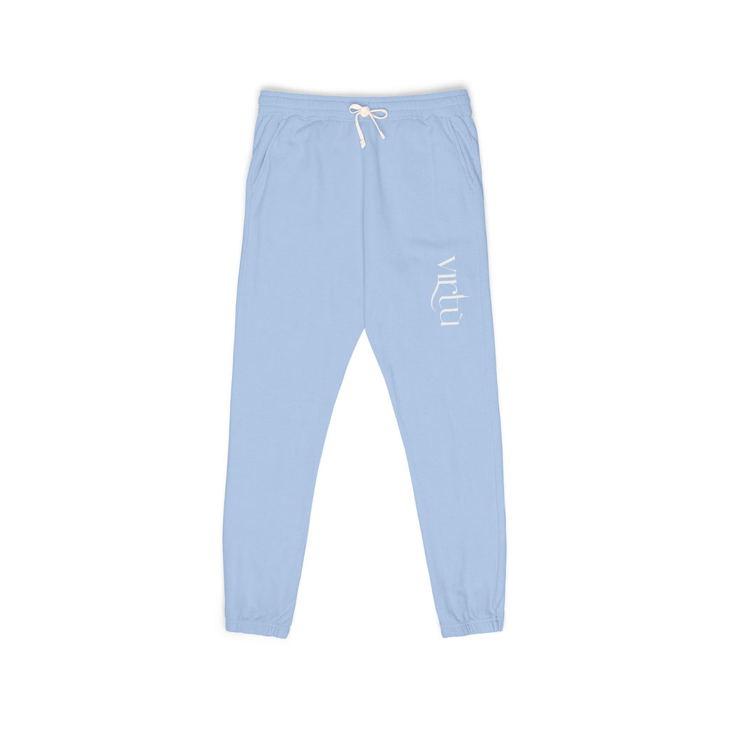 Washed Charcoal 'Wild' Fleece Sweatpants — Garment-Dyed Joggers