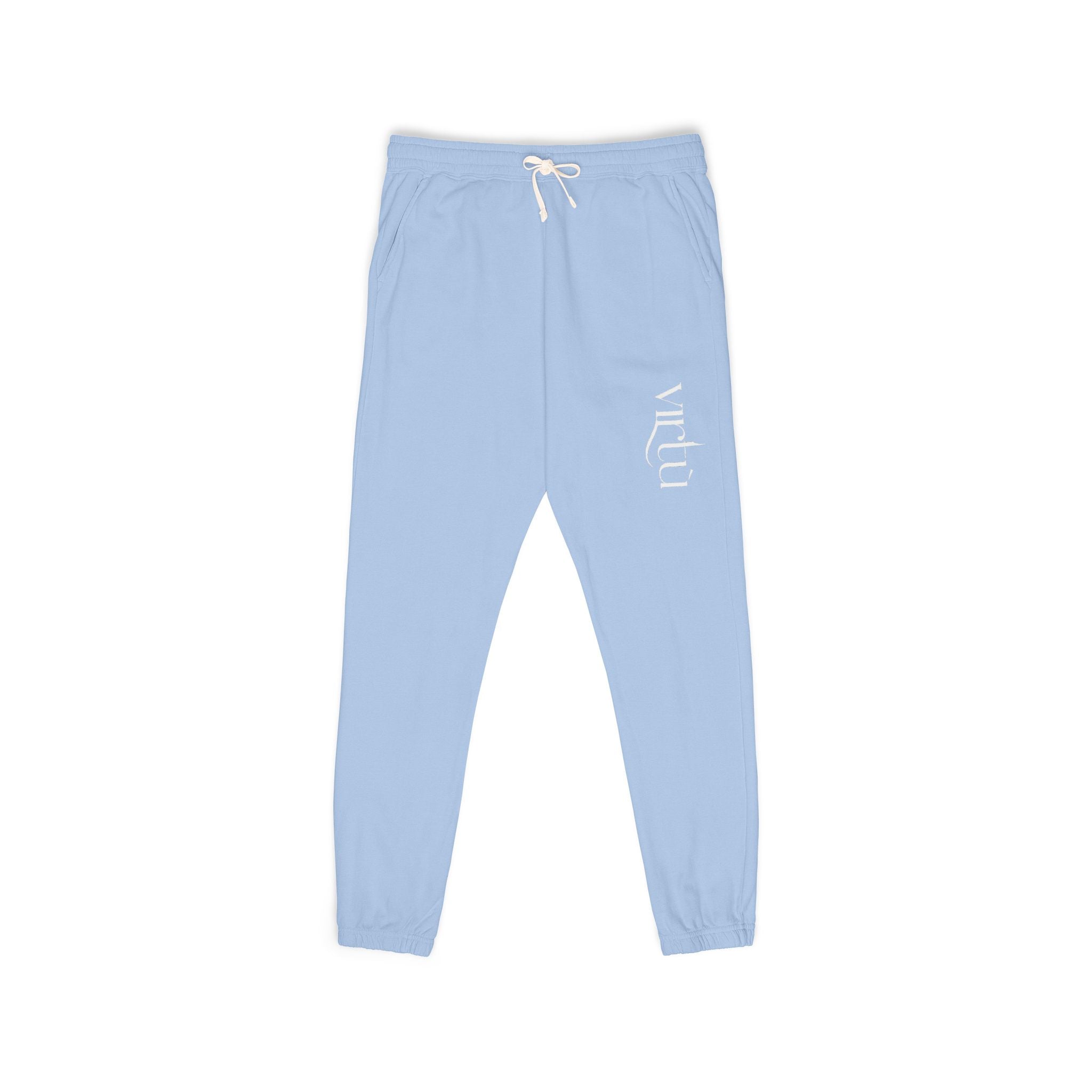 Washed Charcoal 'Wild' Fleece Sweatpants — Garment-Dyed Joggers