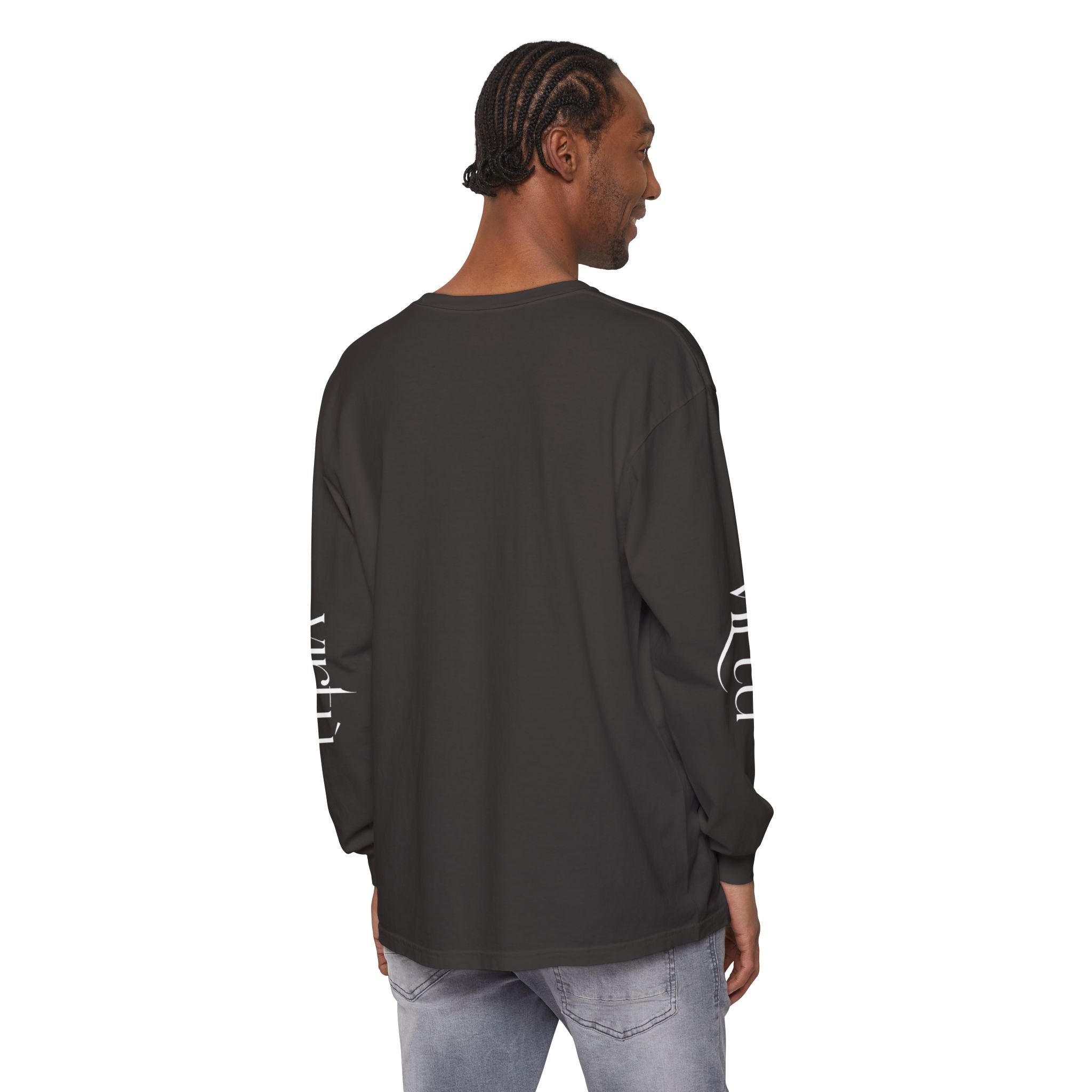 Straw Hat Pirate Graphic Long Sleeve Tee — Anime Skull & Straw Hat Design