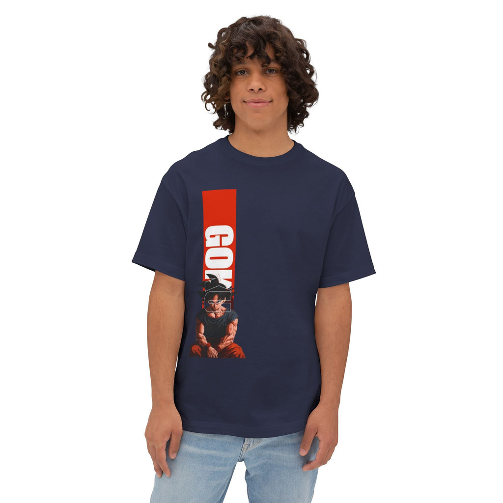 Goku Vertical Graphic Tee — Anime Dragon Ball Z Shirt