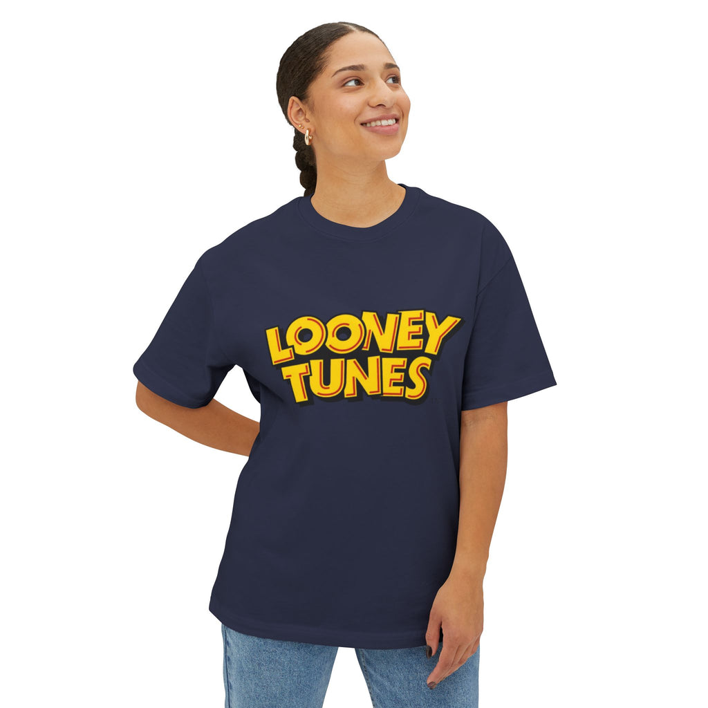 Looney Tunes Collage Tee — Vintage Cartoon Graphic T-Shirt