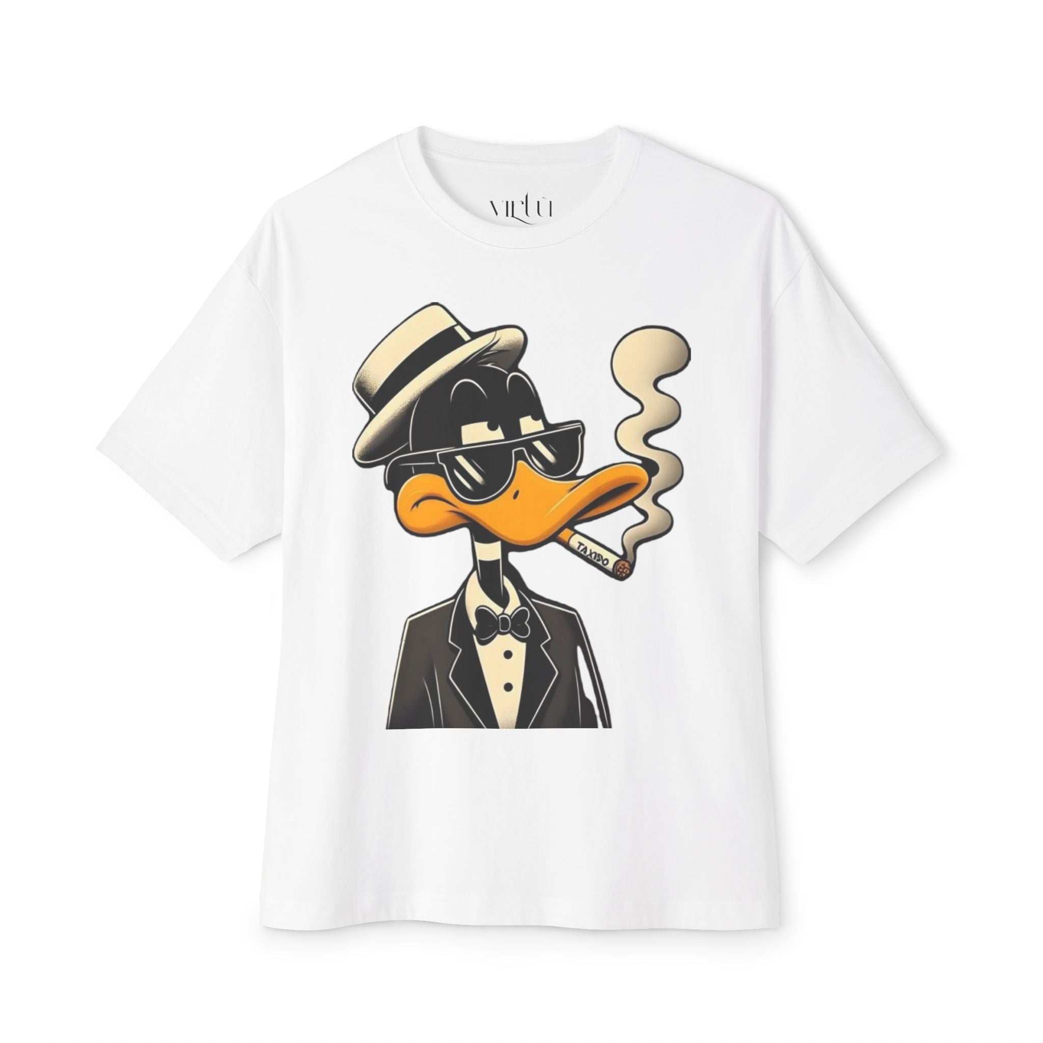 Dapper Duck Graphic Tee — Vintage Cartoon Duck in Suit & Cigar