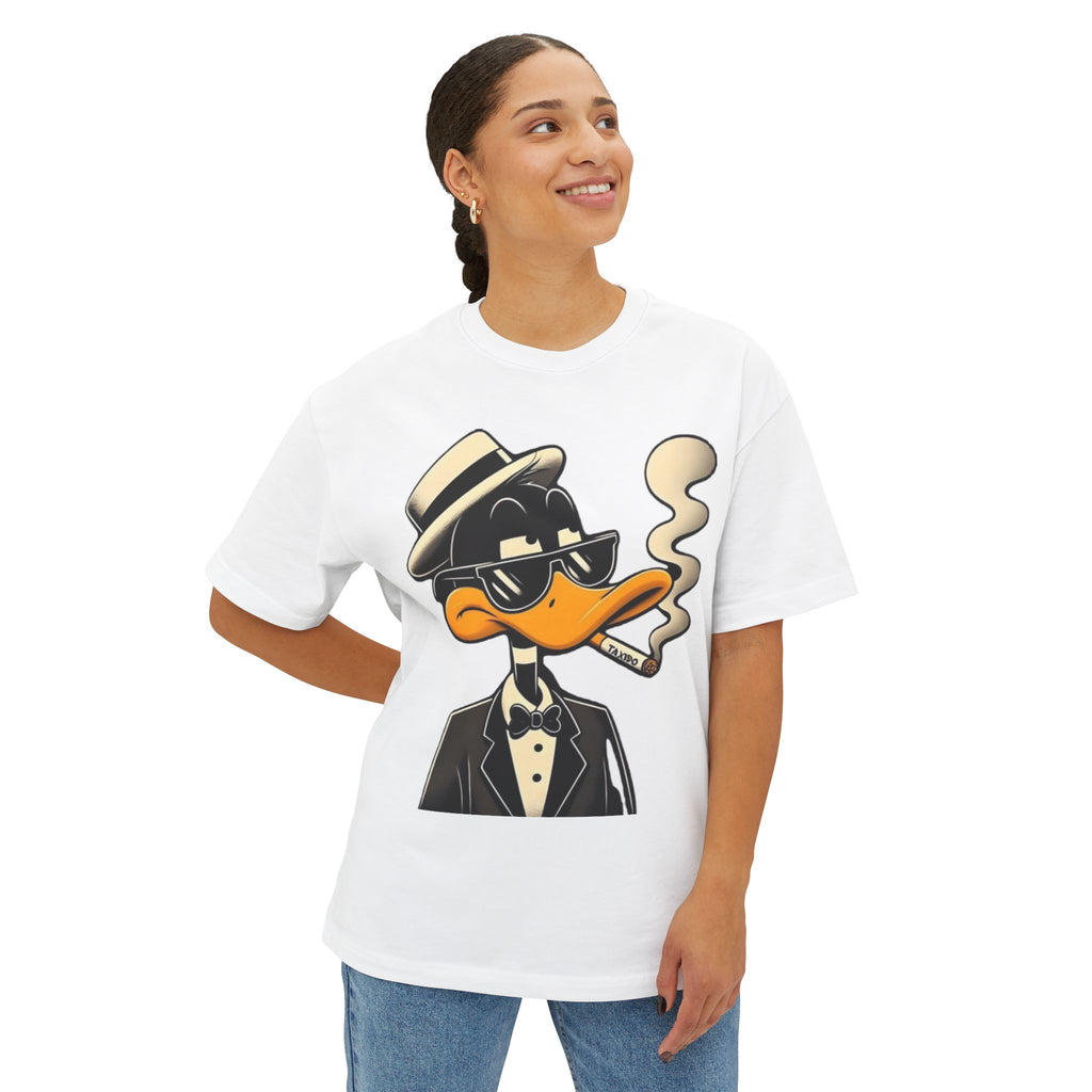 Dapper Duck Graphic Tee — Vintage Cartoon Duck in Suit & Cigar