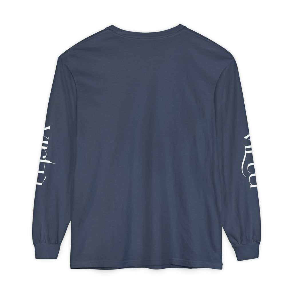 Straw Hat Pirate Graphic Long Sleeve Tee — Anime Skull & Straw Hat Design