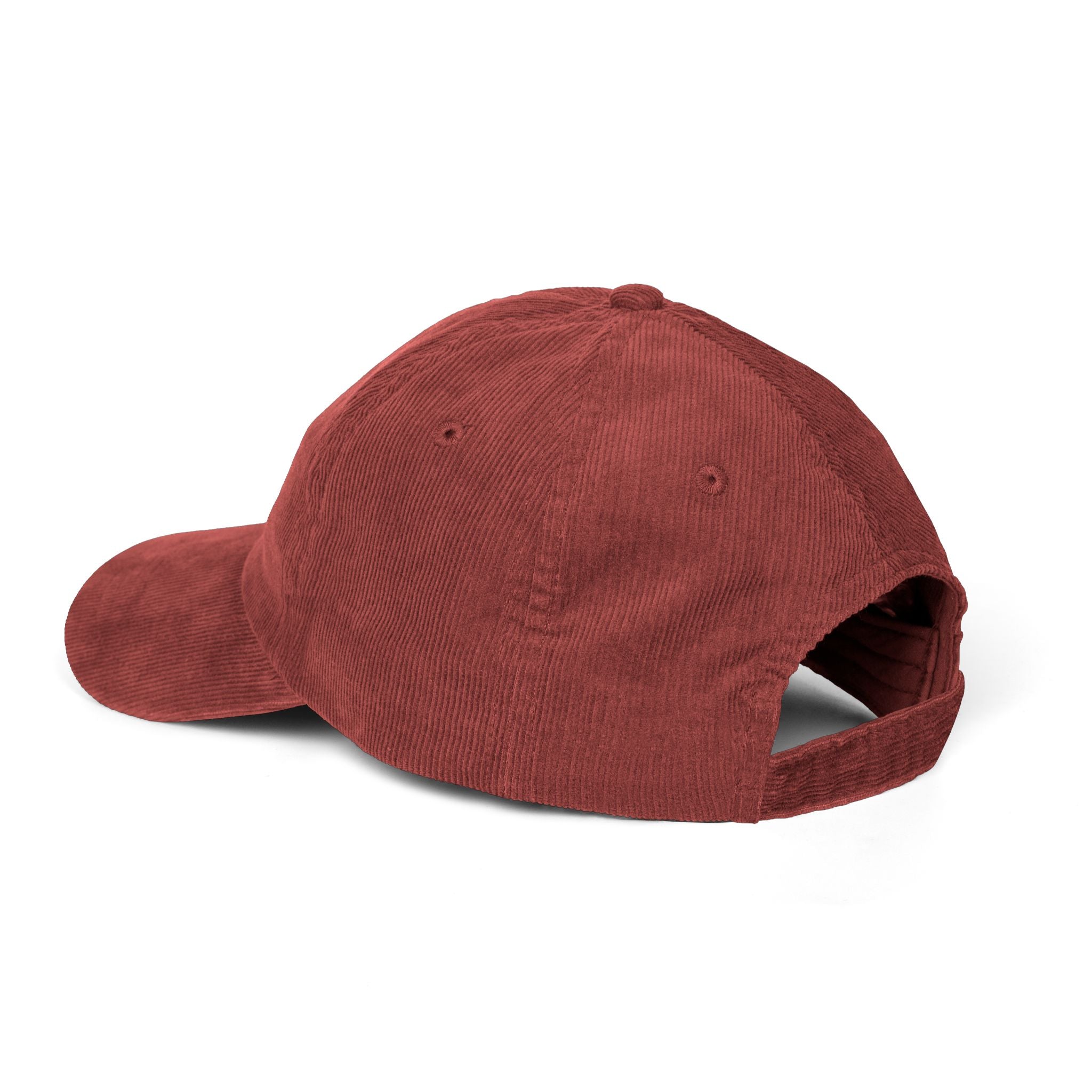 Corduroy Baseball Cap - Embroidered 'Virtu' Vintage Dad Hat