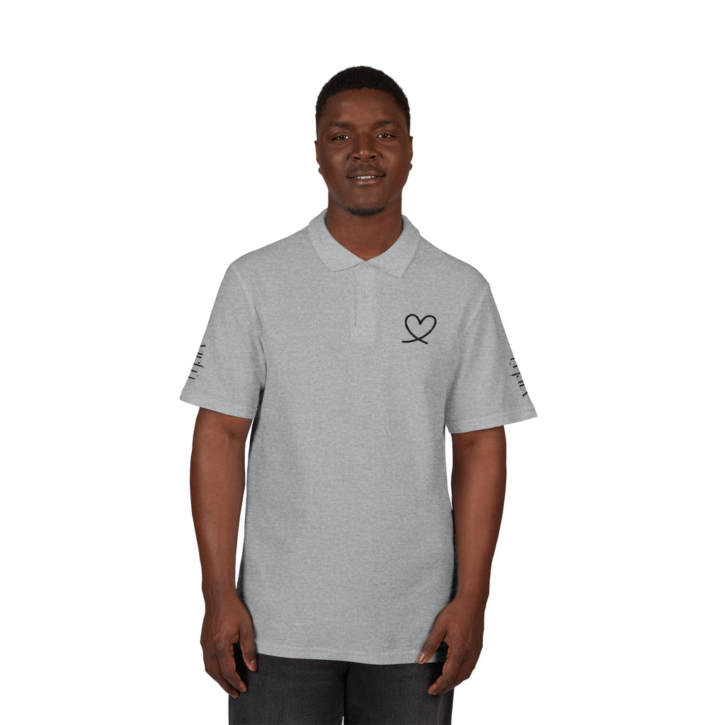 Embroidered Heart & Virtù Polo