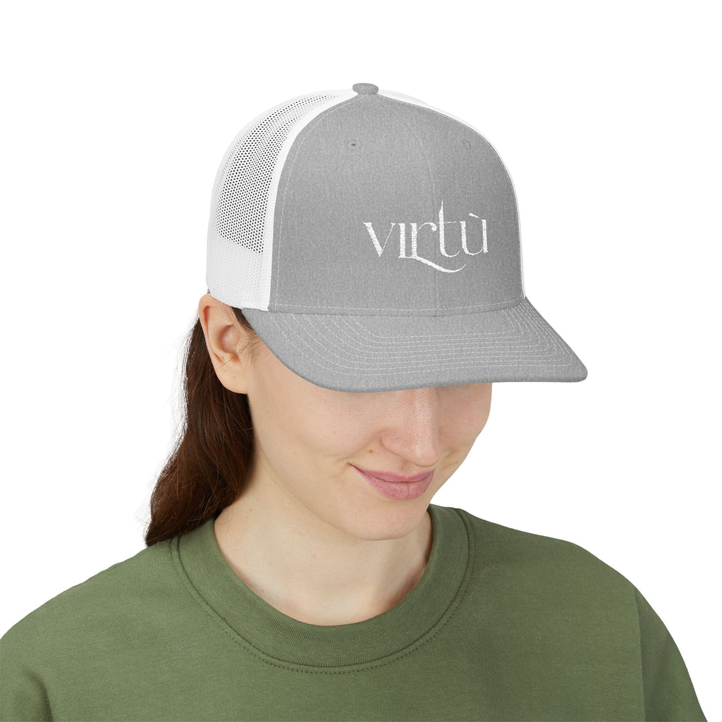 Virtu Embroidered Trucker Cap