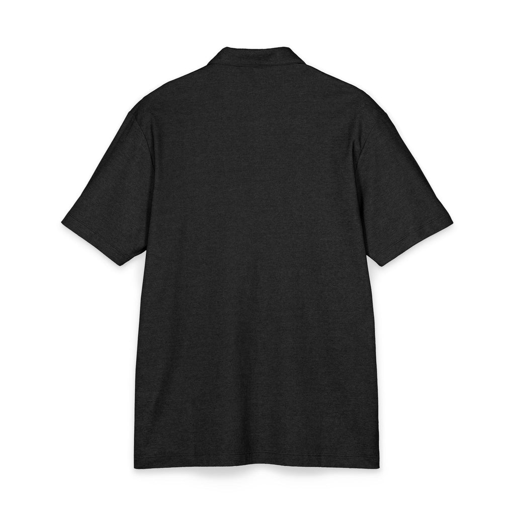 Vetu Distressed Logo Polo Shirt — Classic Men's Short-Sleeve Knit