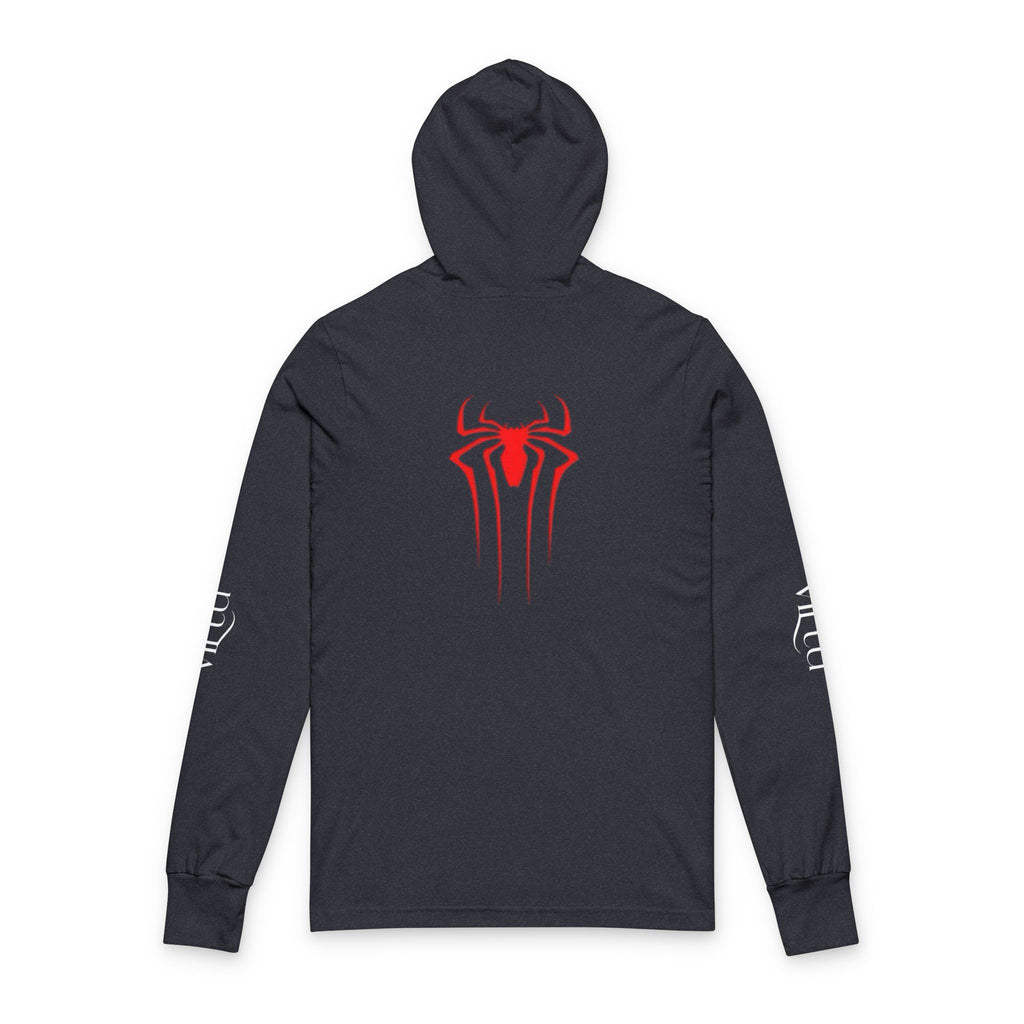 Spider Logo Hooded Long Sleeve Tee