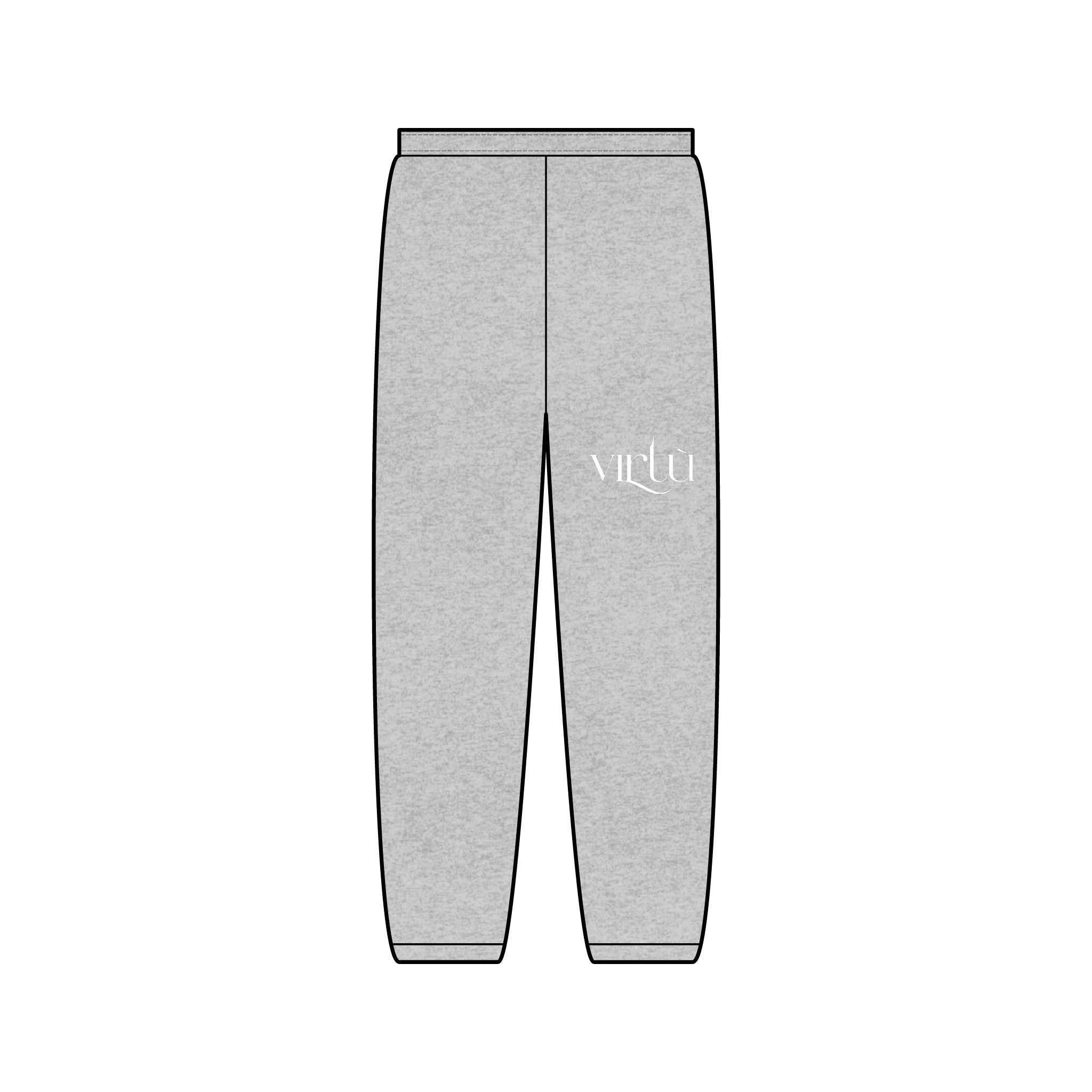 Minimalist 'victor' Logo Sweatpants — Slim Jogger Lounge Pants